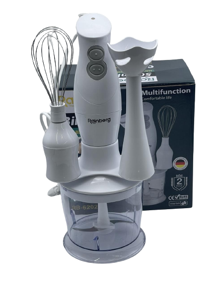 Блендер Rainberg RB – 6202 350W 3в1 занурювальний подрібнювач (Ф111)