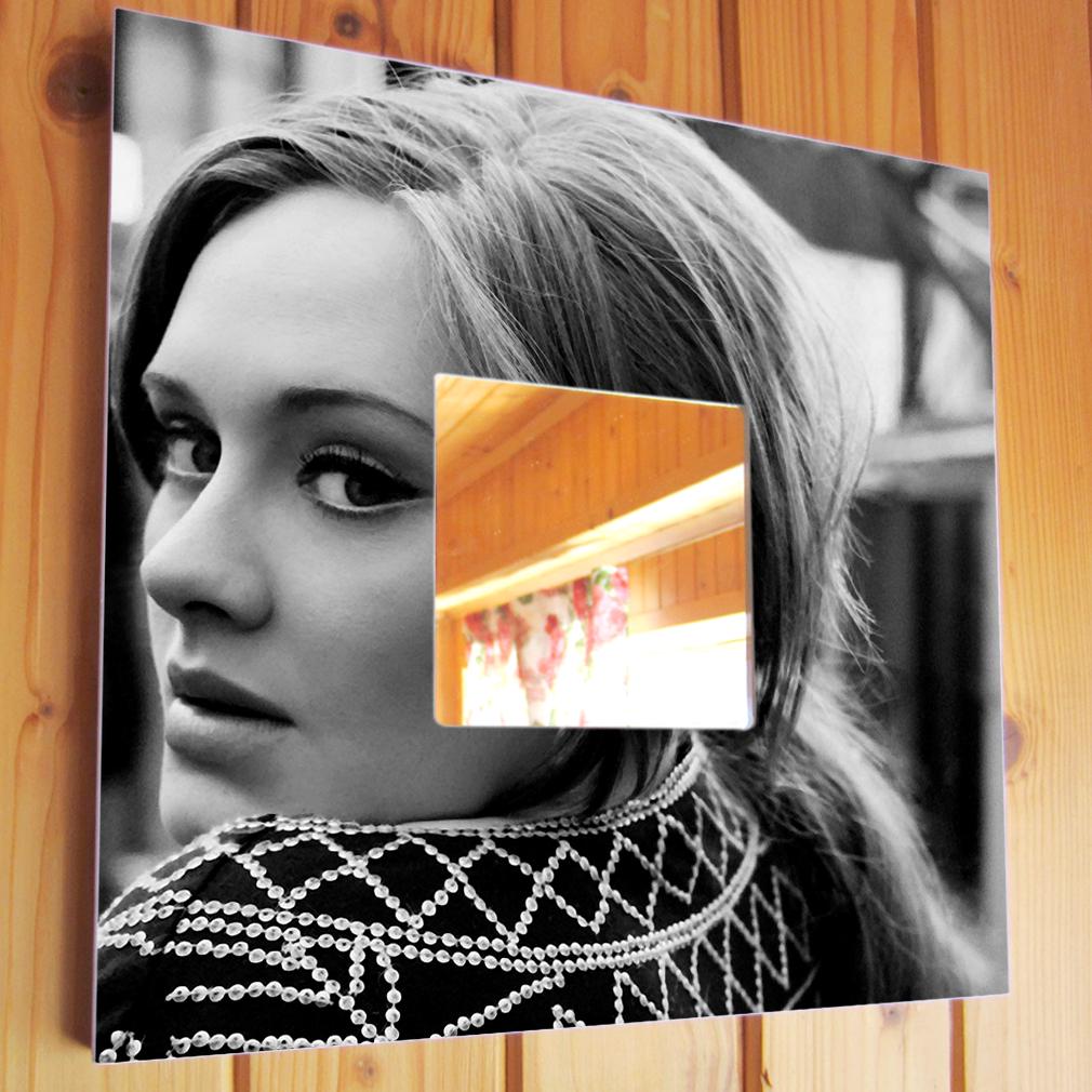Зеркало Певица Adele 260х260 мм (M00807)