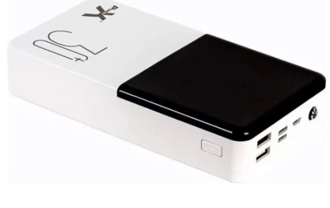 Павербанк PowerX Q500 30000 mAh Li-Pol с LCD-дисплеем 2хUSB Type-C Micro-USB Белый