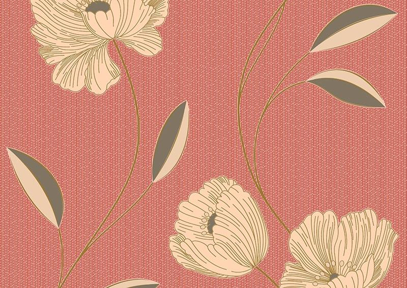 Шпалери вінілові CROCUS Юлія на паперовій основі 0,53 м (10705) - фото 1