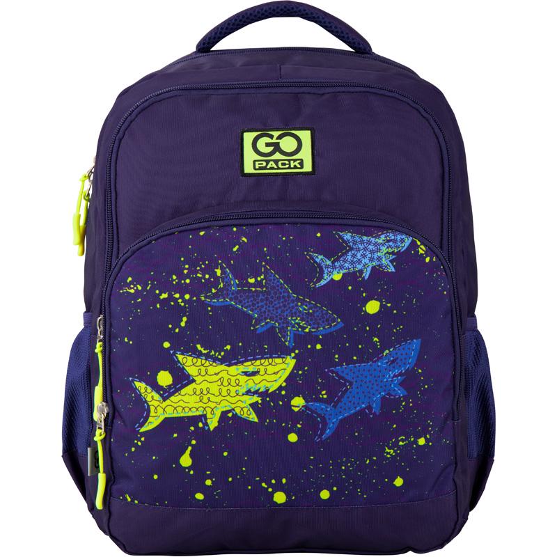Рюкзак GoPack Education Sharks 38x28x18 см 20 л (GO20-113M-6)