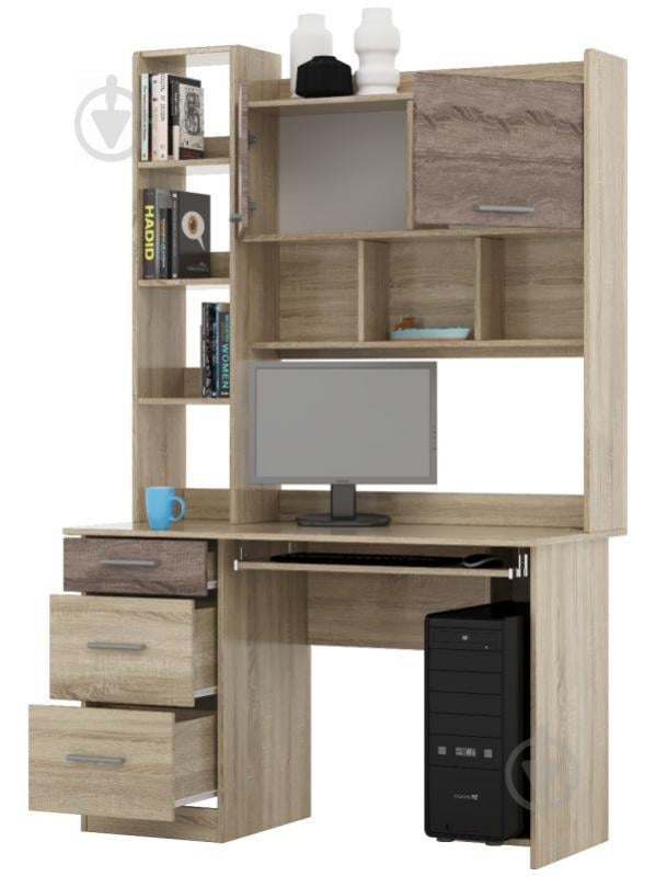 Стол компьютерный Эверест Школьник-6Н сонома комби - фото 3