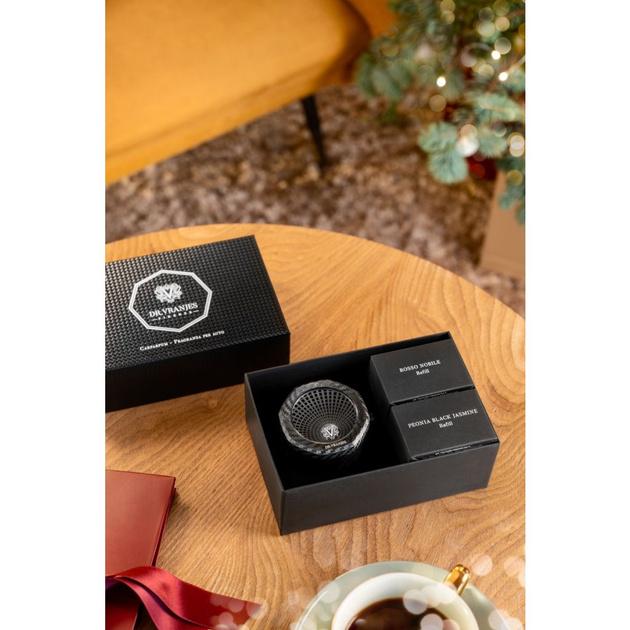 Аромадиффузор для автомобиля Dr. Vranjes ROSSO NOBILE/AMBRA с двумя сменными блоками Карбон (GFT0095BABLE2) - фото 2 Аромадиффузор для автомобиля Dr. Vranjes ROSSO NOBILE/AMBRA с двумя сменными блоками Карбон (GFT0095BABLE2) - фото 2