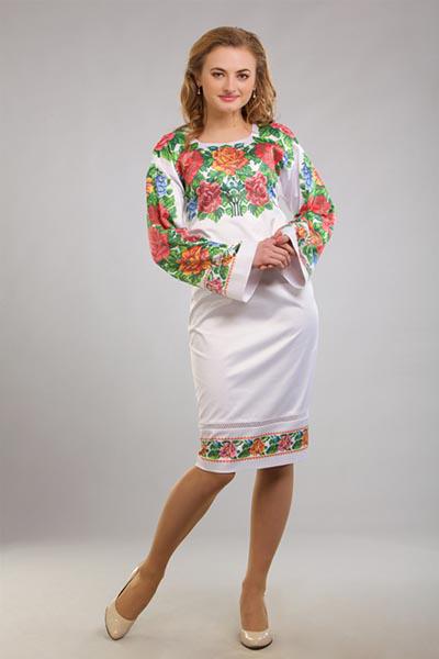 Заготовка жіночого плаття ПЛ030 Буковинська Вишукана для вишивки бісером та нитками з домотканого полотна Льняний (ПЛ030дМ) Заготовка жіночого плаття ПЛ030 Буковинська Вишукана для вишивки бісером та нитками з домотканого полотна Льняний (ПЛ030дМ)