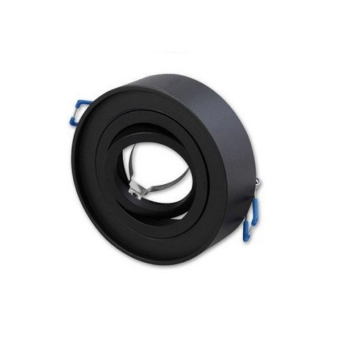 Светильник/корпус master Figo mL-1736 1хGU10 потолочный встраиваемый круглый Black (1480809398)