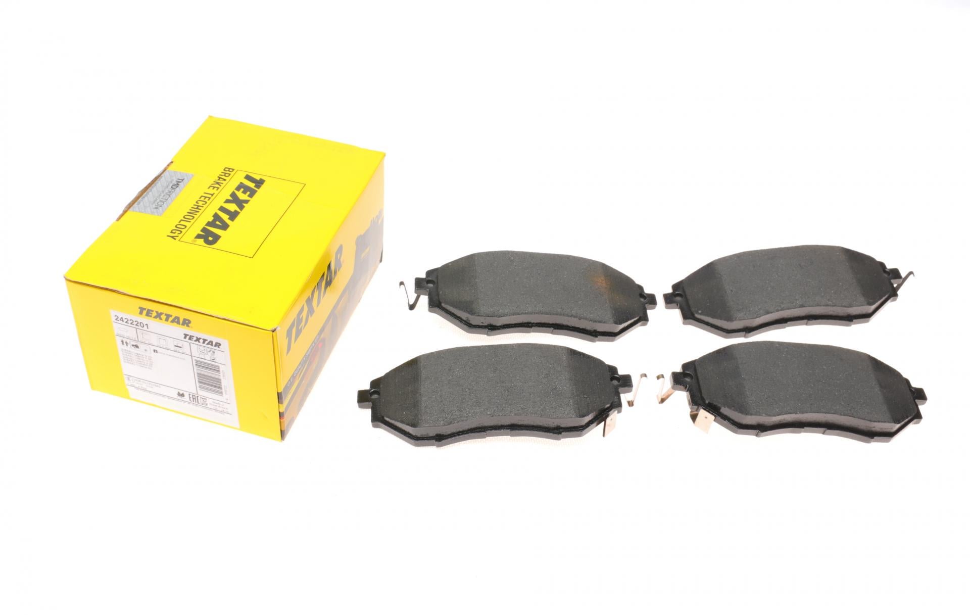 Колодки гальмівні передні TEXTAR 2422201 Subaru Forester/Legacy/Impreza 03- Akebono Q+