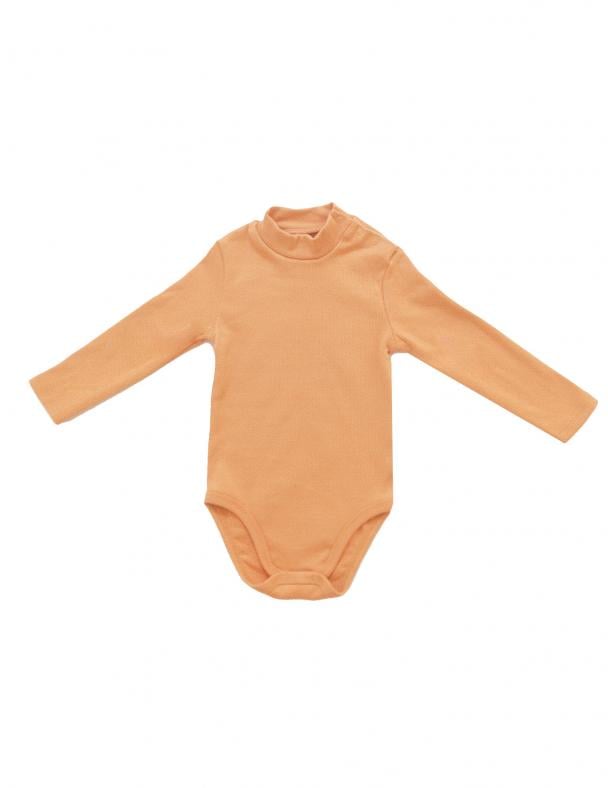 Боди-гольф для мальчика Smil Кашкорс с начесом 74 см Бежевый (102775)