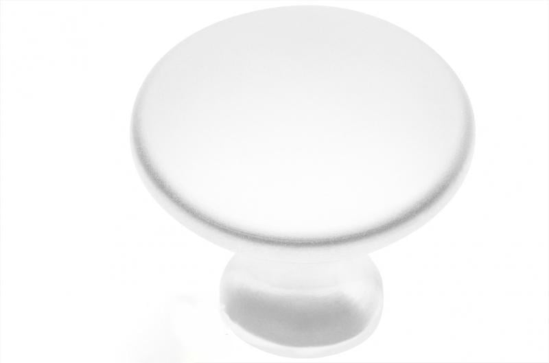 Мебельная ручка-кнопка GTV UDINE Белый (GZ-UDINE-1-10M)