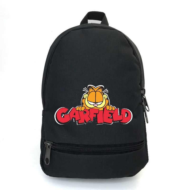 Школьный рюкзак Cappuccino Toys с принтом Garfild-007 28х13х35 см 12,5 л Черный (2236799112)