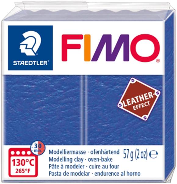Глина полимерная Fimo Leather-effect 57 г Индиго (8010-309)