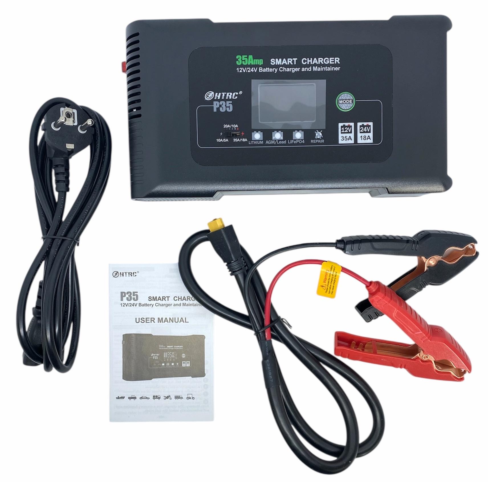 Зарядний пристрій HTRC SMART BATTERY CHARGER 35A - фото 3