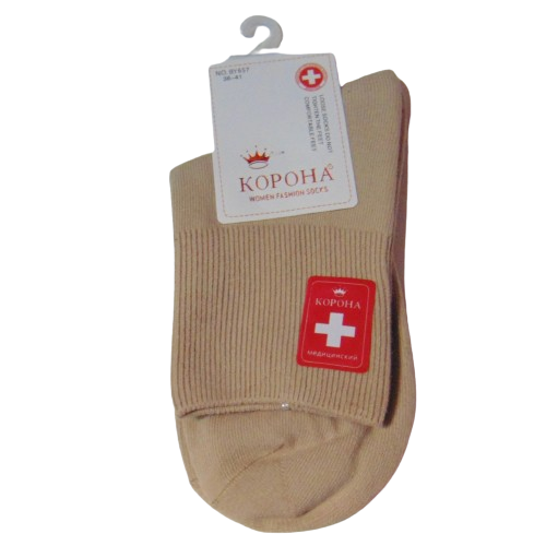 Носки медицинские Корона 657 р. 36-41 Бежевый (2185101088) Носки медицинские Корона 657 р. 36-41 Бежевый (2185101088)