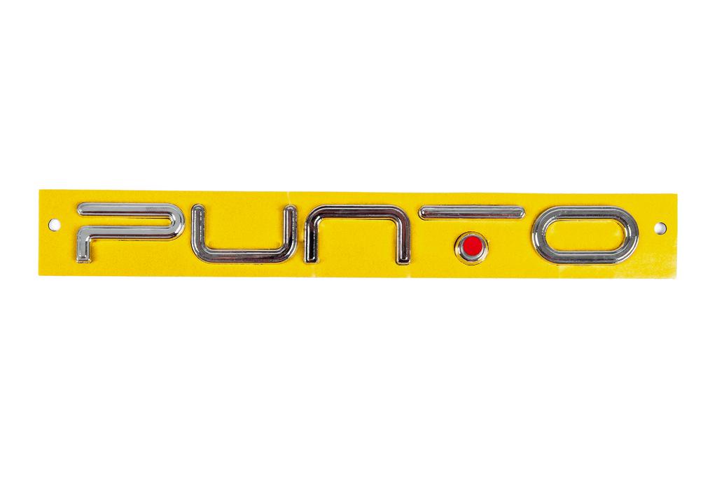 Надпись Punto для EVO Davs Auto для Fiat Punto Grande/EVO 2006-2018 гг. abs-пластик Хром