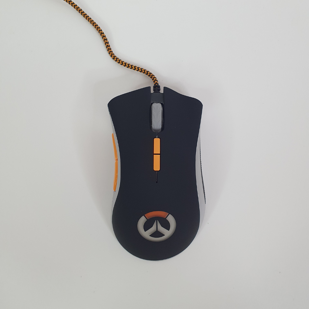 Компьютерная мышь Razer DeathAdder OVERWATCH USB с прорезиненным колесиком прокрутки (Z169-R00)