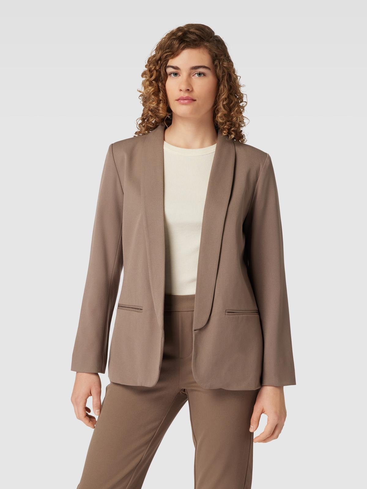 Блейзер жіночий Object S Коричневий - фото 3 Блейзер жіночий Object S Коричневий - фото 3