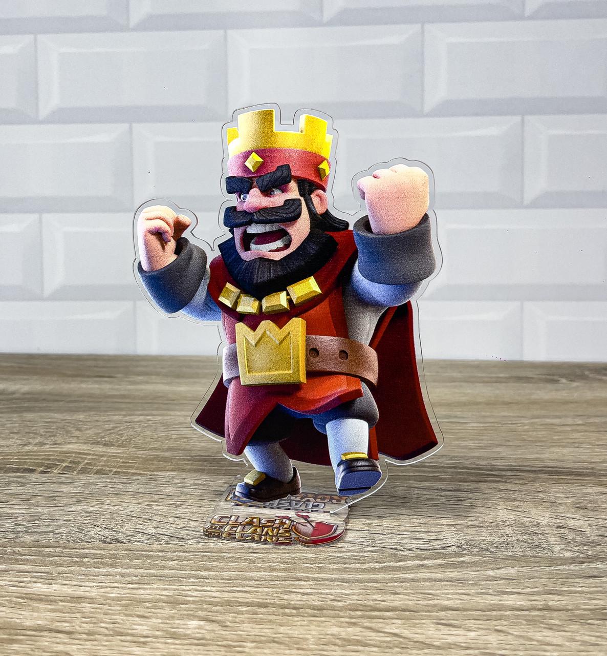 Фигурка коллекционная акриловая Clash of Clans Clash Royale Персонаж Король 15 см (2123751700)