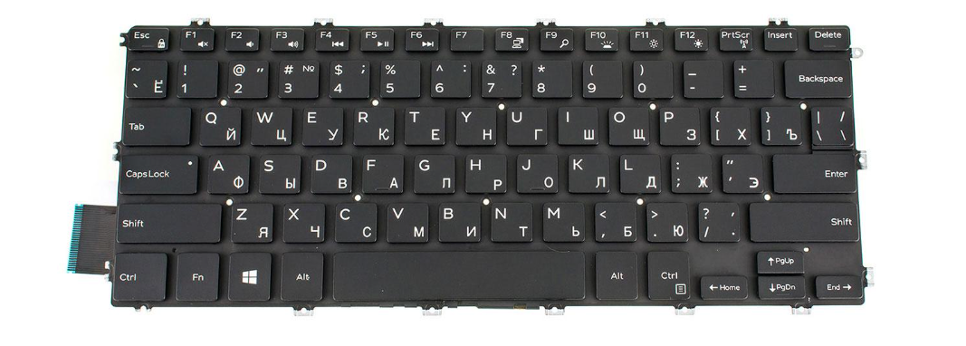 Клавиатура для ноутбука Inspiron 5481 с подсветкой клавиш (123204)