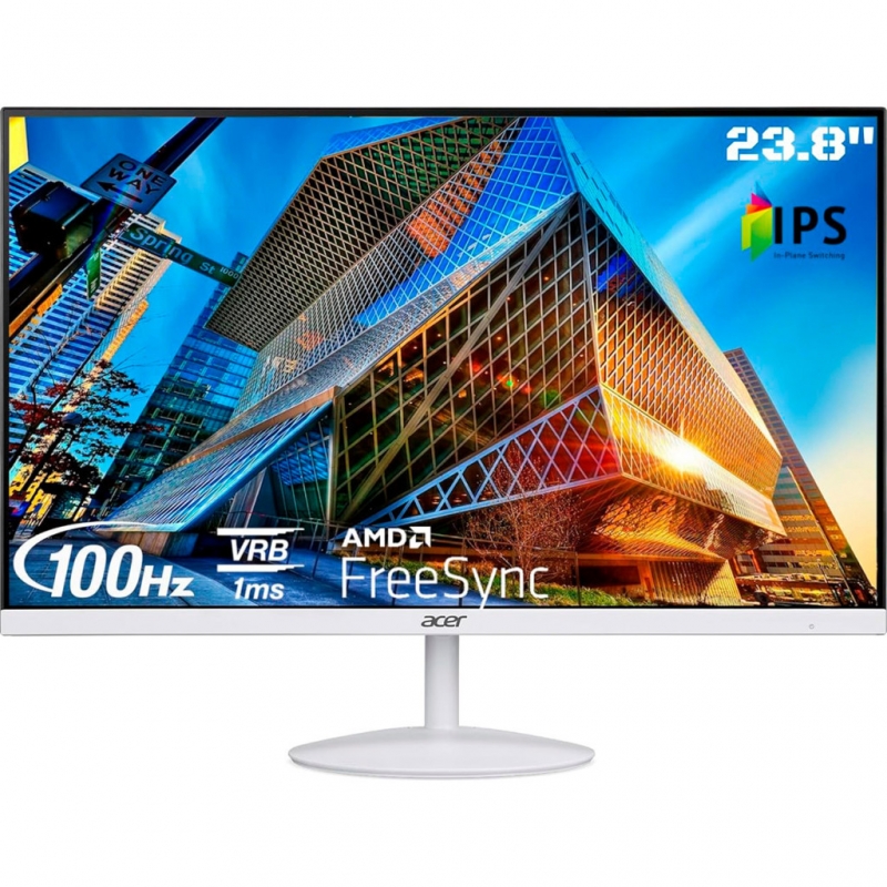 Монитор Acer SA242YEWI безрамочный IPS 1920x1080 Full HD 23,8" (23942555) - фото 4 Монитор Acer SA242YEWI безрамочный IPS 1920x1080 Full HD 23,8" (23942555) - фото 4