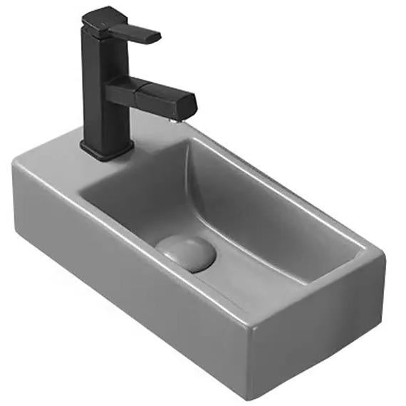 Умивальник підвісний Mexen Inez MEX-21484061R 405x205x105 мм Сірий (193897)