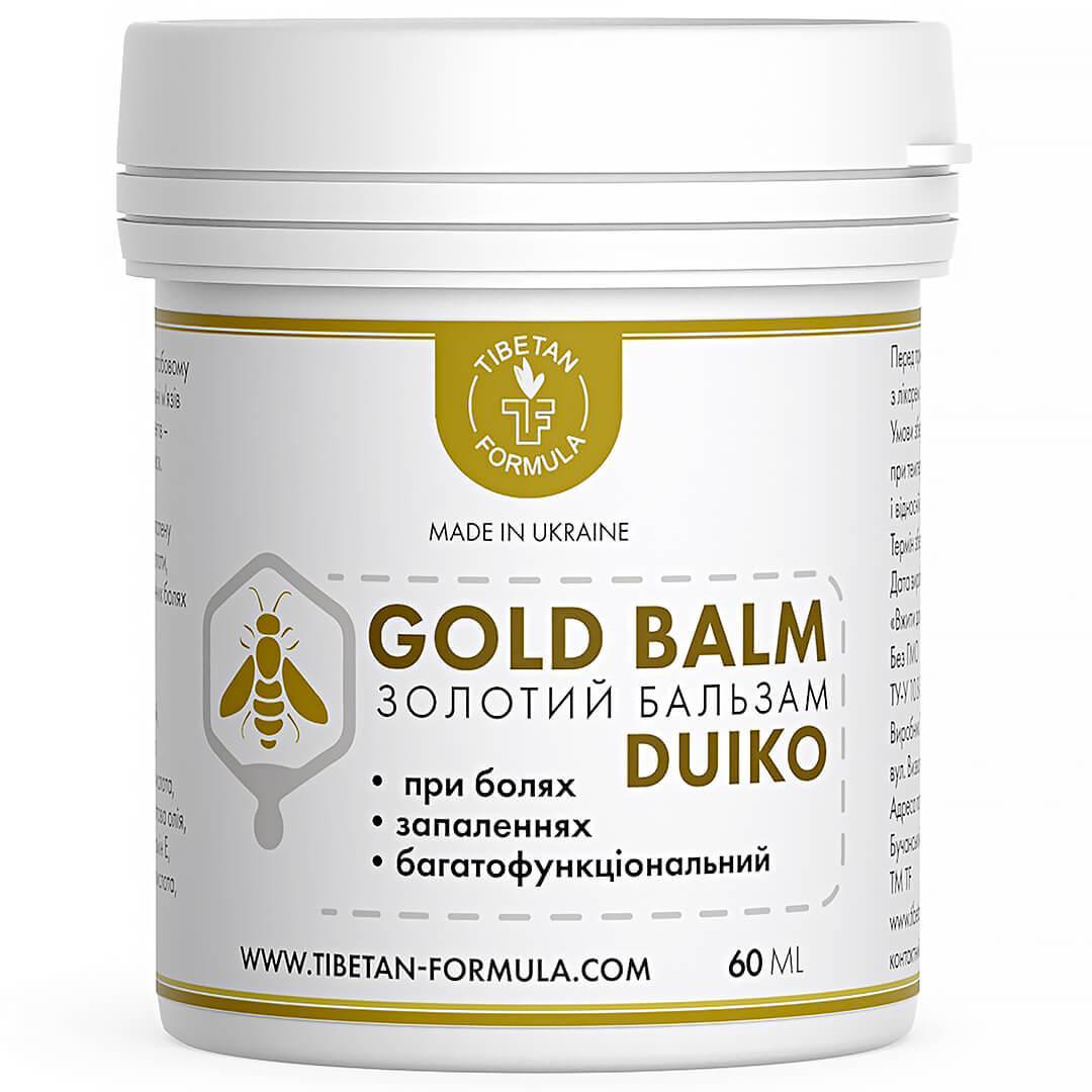 Бальзам золотой Дуйко Tibetan formula 60 мл (1721264456)