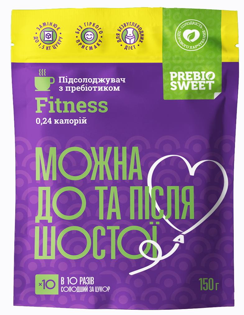 Цукрозамінник натуральний Феліцата Пребіосвіт Фітнес з пребіотиком 150 г (ПСФИ1500)