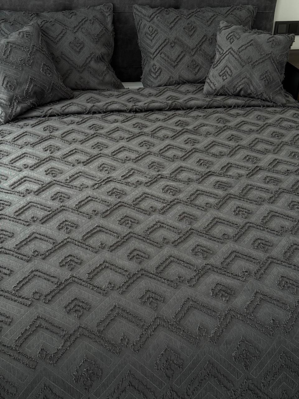 Покривало Бйорк 240x250 см Графітовий (23743-10-240x250cm) - фото 12