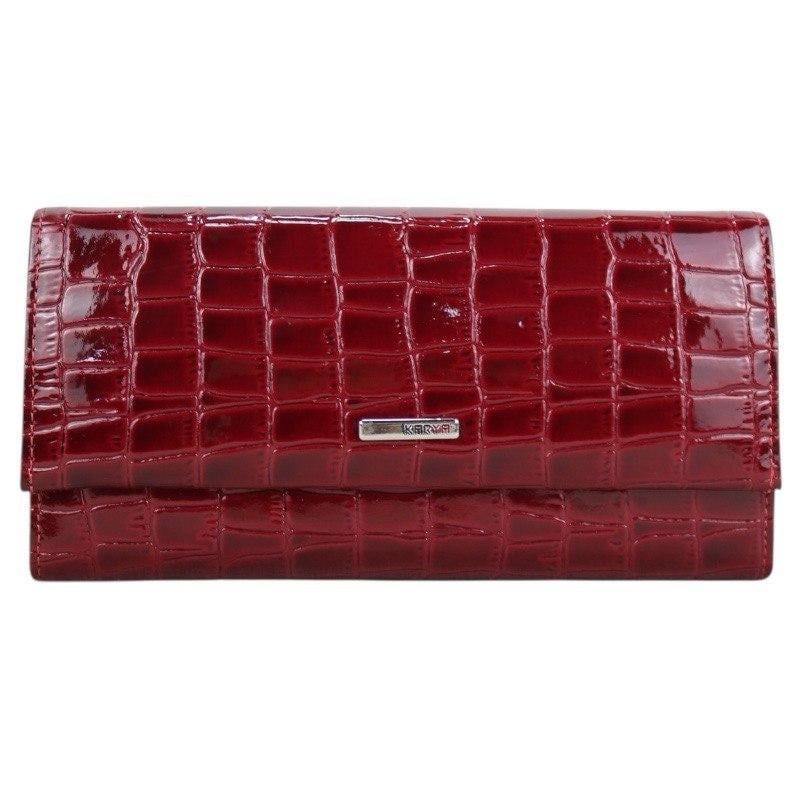 Кошелек женский Karya из натуральной кожи Бордовый (1071-08) Кошелек женский Karya из натуральной кожи Бордовый (1071-08)