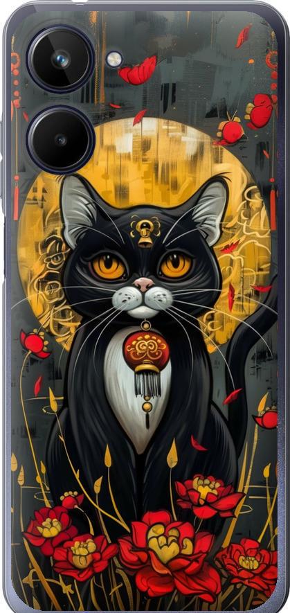 Чехол на Realme 10 China Cat (6134u-2946-42517)