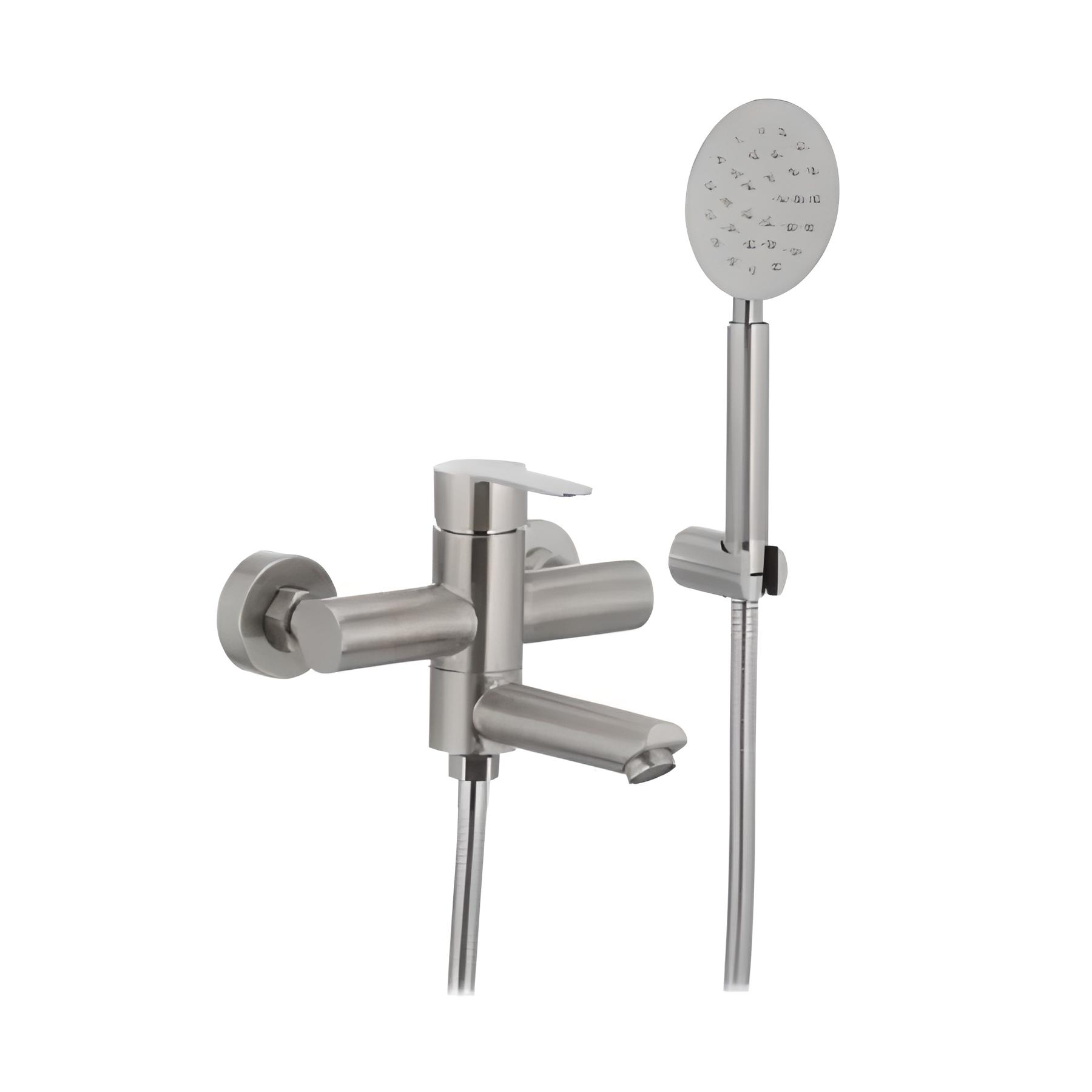 Смеситель для ванной Wezer EKO3-09 Сатин (SQ-1039005)