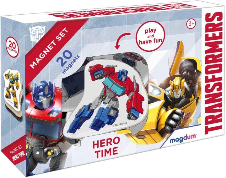 Дитячий ігровий набір магнітів Magdum Трансформери Час героїв МЕ 5031-41 (26115575)