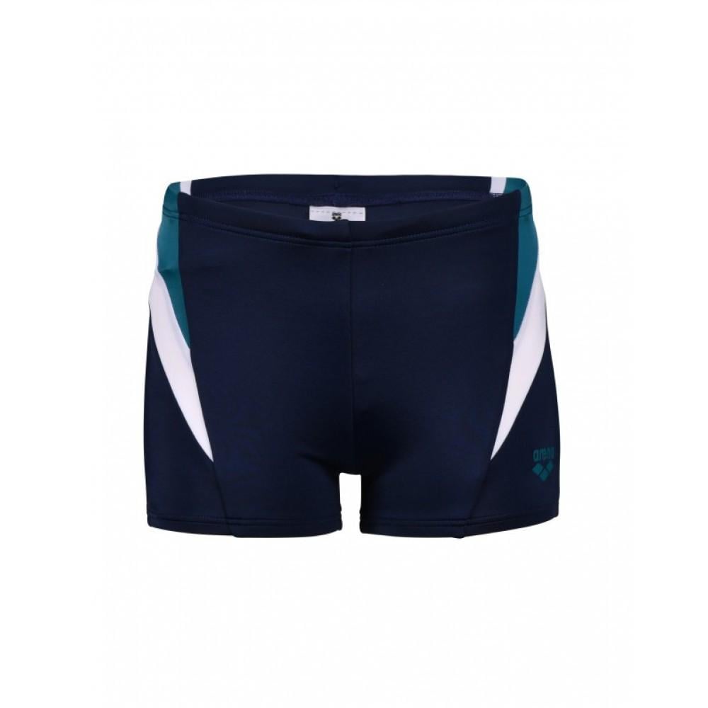 Плавки-боксеры для маьчиков Arena SWIM SHORT PANEL 164 см Темно-синий/Белый/Бирюзовый (006010-761 164)