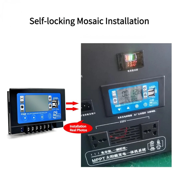 Контролер заряду сонячних панелей Clefers W41 12/60V з Bluetooth струм зарядки 60 А (5024451) - фото 3 Контролер заряду сонячних панелей Clefers W41 12/60V з Bluetooth струм зарядки 60 А (5024451) - фото 3