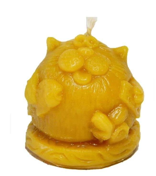 Форма для свечей Кот с рыбой (261)