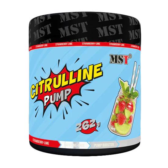 Цитрулин малат без кофеина MST Citrulline Pump 262 г Клубника/Лайм