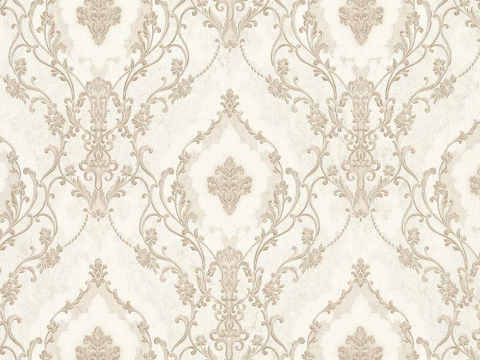 Обои виниловые горячего тиснения Слов'янські шпалери 1564-01 Фергана под шелк на флизелиновой основе 1,06х10 м (4752232067486)