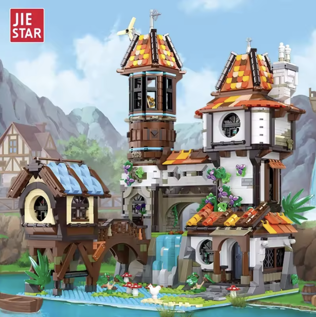 Конструктор JIE STAR Riverside Scholars 2488 деталей - фото 3