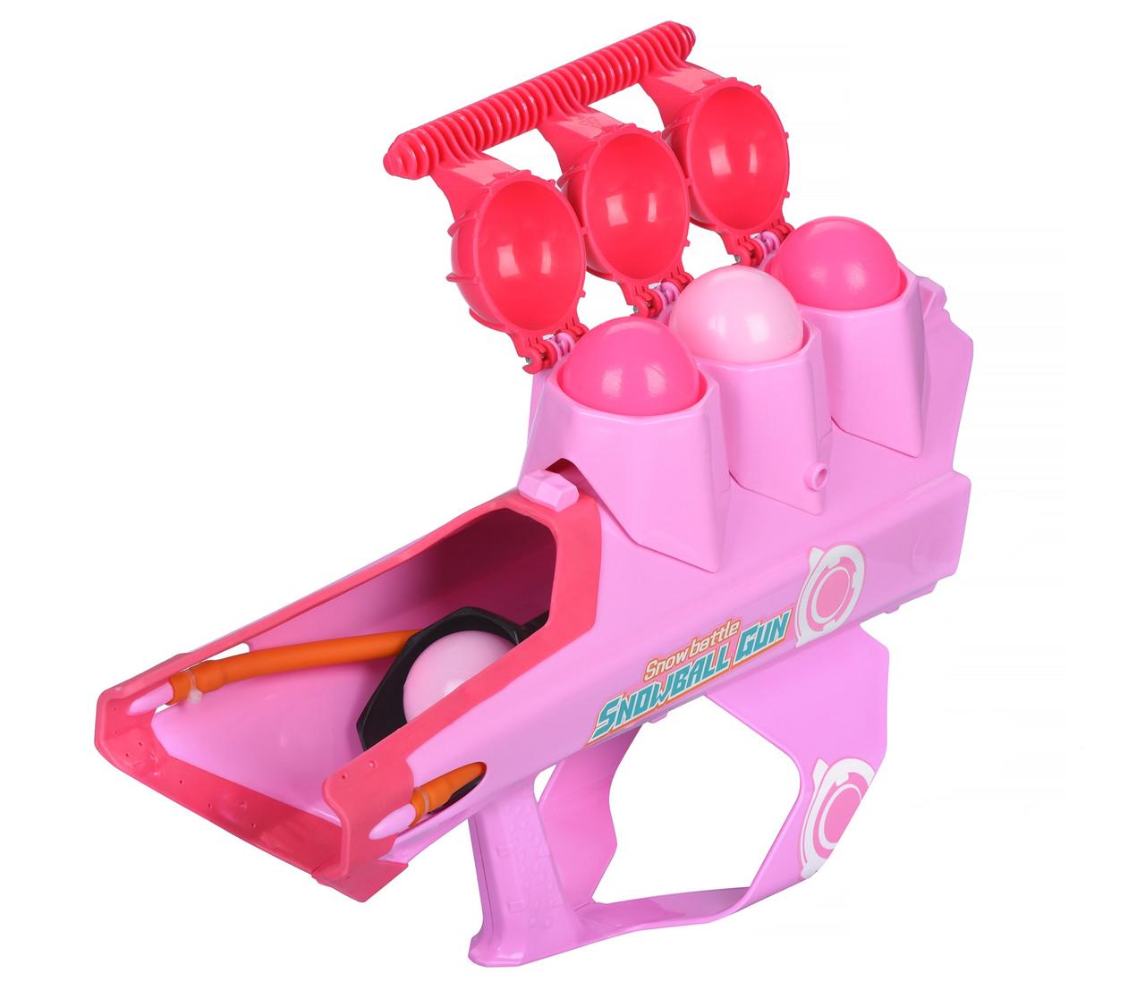 Игрушечное оружие Same Toy Бластер снежки и шары Pink (iz15605) - фото 2