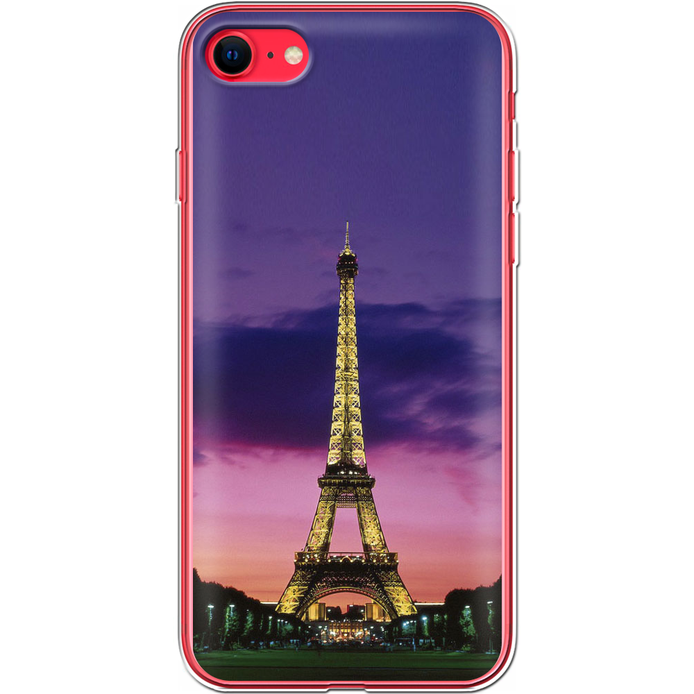 Чехол BoxFace Apple iPhone 7/8 SE  2020 Полночь в Париже Прозрачный силикон (26205-up964-26205)