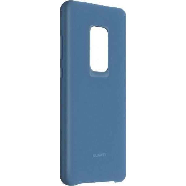 Чехол защитный противоударный Huawei Mate 20 Silicone Car Case Силикон Синий - фото 4