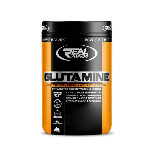 Аминокислота Real Pharm Glutamine 500 г Ананас (1578V3351)