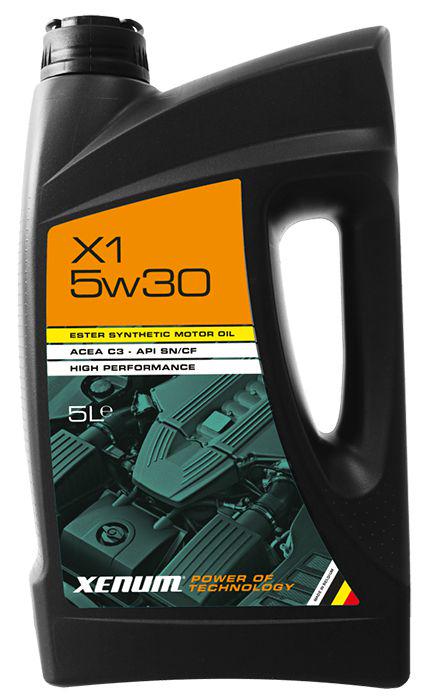 ᐉ Моторное масло Xenum X1 5W-30 5 л