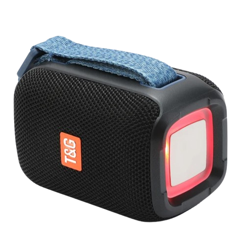 Портативна колонка TG339 5 W з RGB підсвічуванням Bluetooth Black (594026)