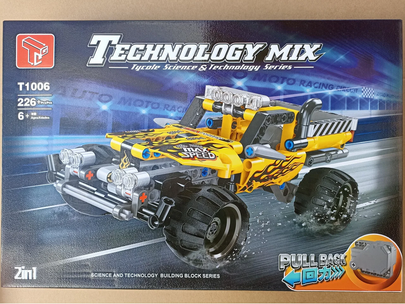 Конструктор дитячий Т1006 Technology Mix Спортивна машина інерційна (2198531263) - фото 5 Конструктор дитячий Т1006 Technology Mix Спортивна машина інерційна (2198531263) - фото 5