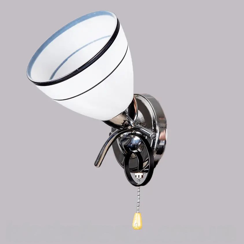 Бра Svet со стеклянным плафоном на одну лампу Е27 Черный/Хром (SH-1023/1W CR+BK) Бра Svet со стеклянным плафоном на одну лампу Е27 Черный/Хром (SH-1023/1W CR+BK)