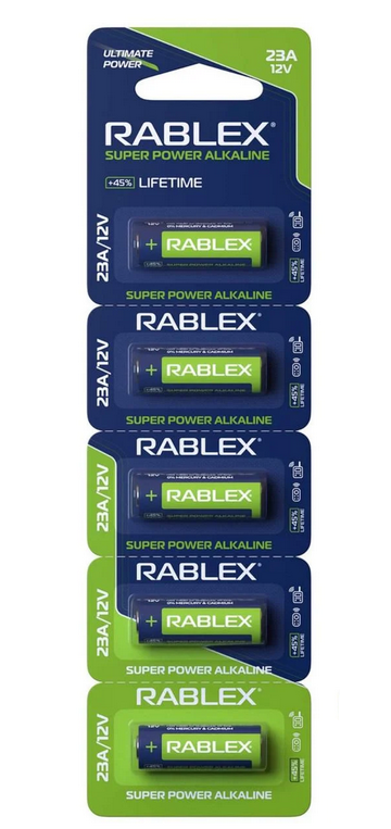 Батарейки Rablex 23a 12V 5 шт.
