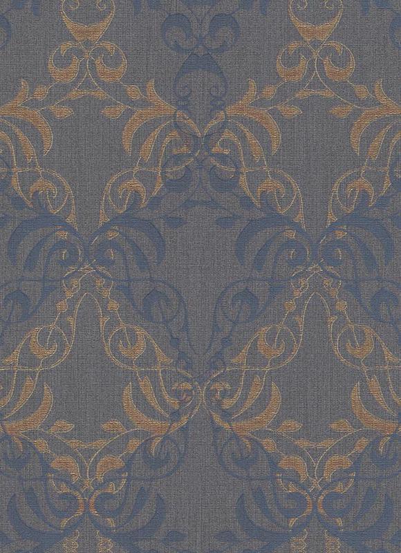 Обои флизелиновые Erismann Domicile 5248-47 винил горячего тиснения 1,06х10,05 м Оранжевый