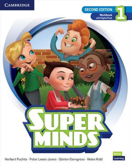 Рабочая тетрадь Super Minds Second Edition 1 Workbook with Digital Pack