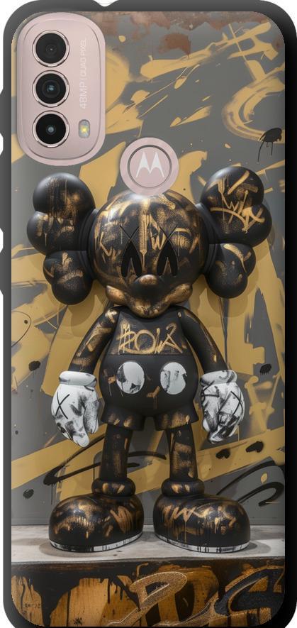 Чехол на Motorola E40 Bronze kaws (6097b-2660-42517)