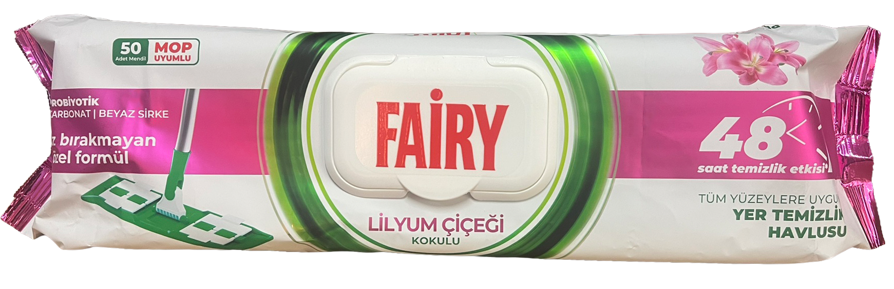 Салфетки для уборки полов Fairy Цветок лилии 50 шт. (134728)