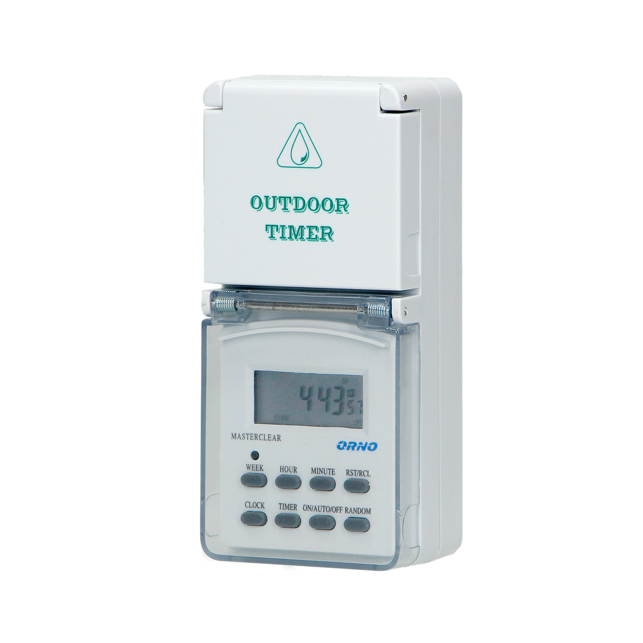 ᐉ Таймер-программатор ORNO IP44 OR-PRE-432/GS с LCD дисплеем на 8 ...